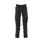 Hose mit Knietaschen, Stretch, leicht Hose, schwarz