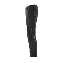 Hose mit Knietaschen, Stretch, leicht Hose, schwarz