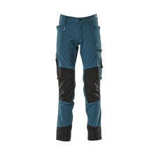 Hose mit Knietaschen, Stretch, leicht Hose, Dunkelpetroleum