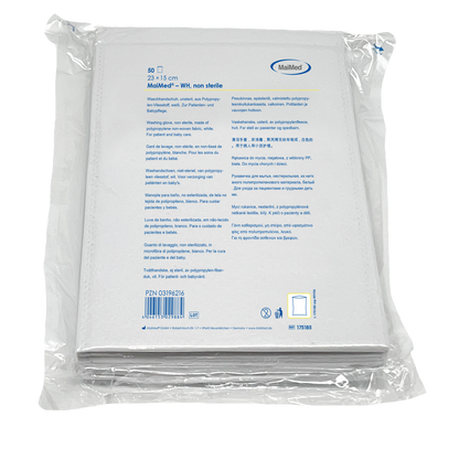 MaiMed washing glove, non-sterile, made of fleece
