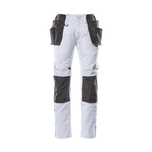 Hose mit Hängetaschen, geringes Gewicht Hose, weiss/dunkelanthrazit