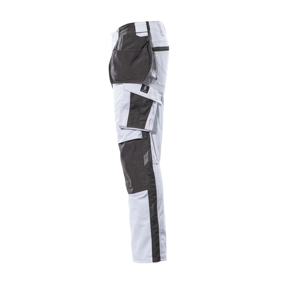 Hose mit Hängetaschen, geringes Gewicht Hose, weiss/dunkelanthrazit