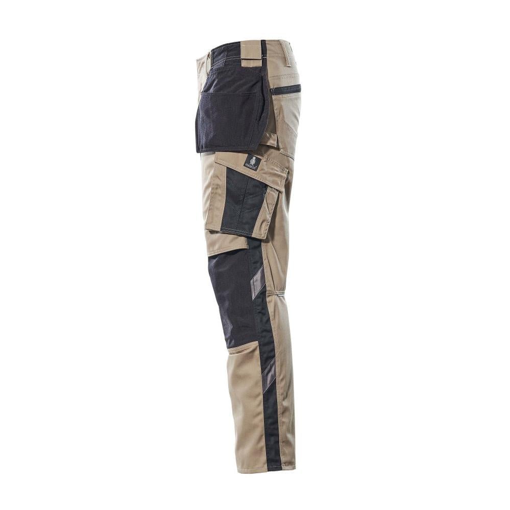 Hose mit Hängetaschen, geringes Gewicht Hose, hellkhaki/schwarz