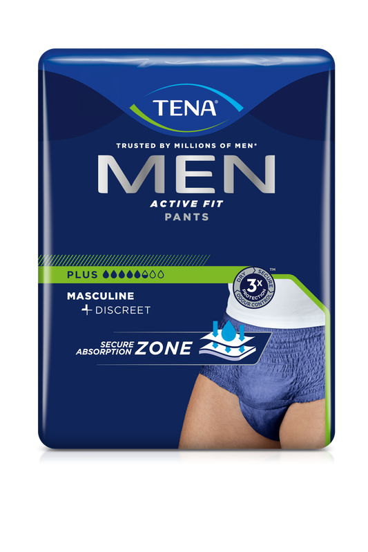 Tena Men Active Fit Pants Plus incontinence pants, blue