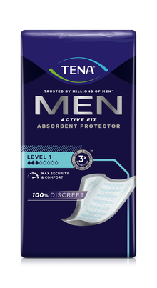Tena Men Active Fit Level 1 incontinence insert | Pack (24 pieces)
