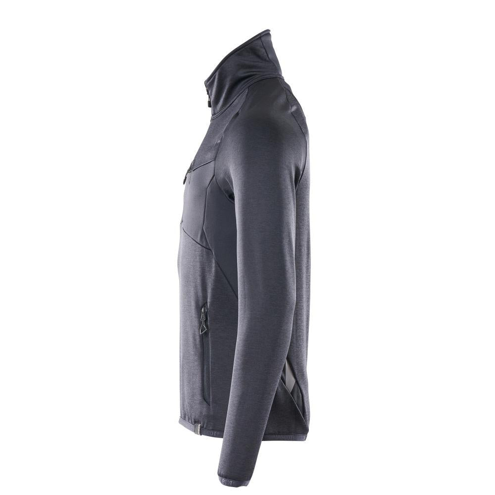 Fleecepullover mit kurzem Reißverschluss Microfleecejacke