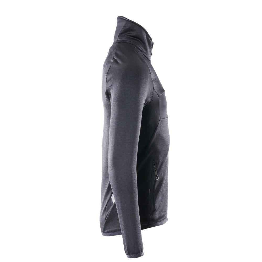 Fleecepullover mit kurzem Reißverschluss Microfleecejacke