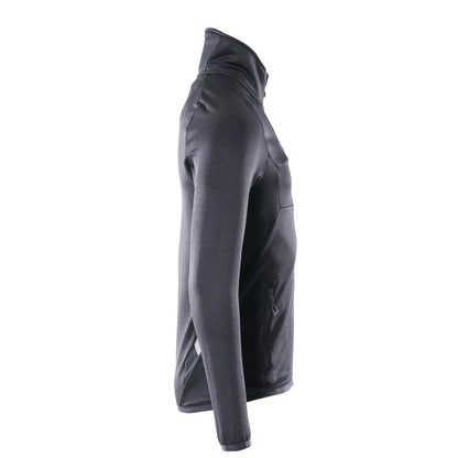 Fleecepullover mit kurzem Reißverschluss Microfleecejacke