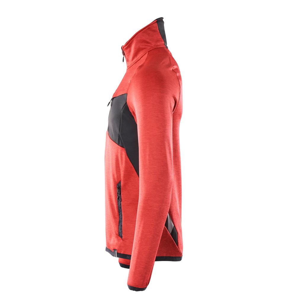 Fleecepullover mit kurzem Reißverschluss Microfleecejacke