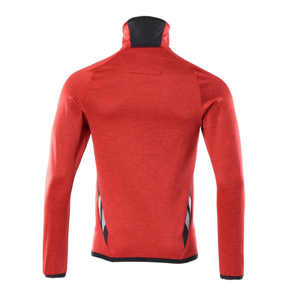 Fleecepullover mit kurzem Reißverschluss Microfleecejacke