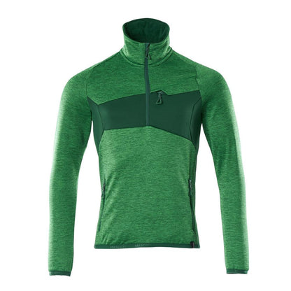 Fleecepullover mit kurzem Reißverschluss Microfleecejacke