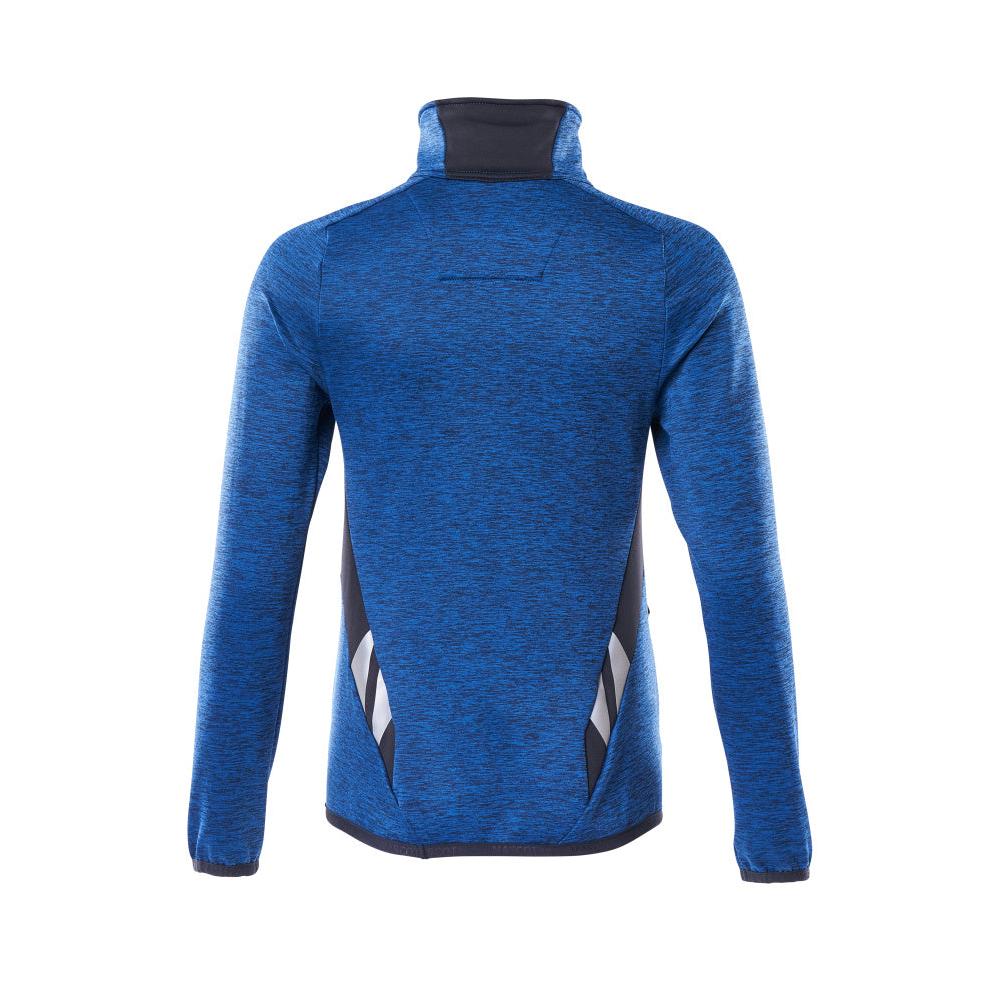 Fleece sweater with short zipper, women's microfleece jacket