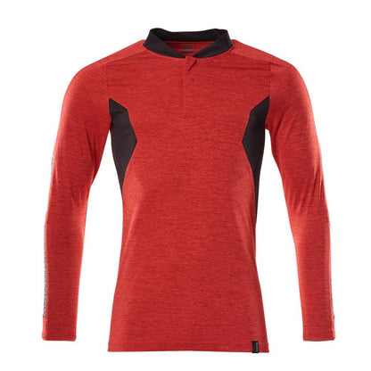 Polo shirt with COOLMAX® PRO, long sleeve polo shirt