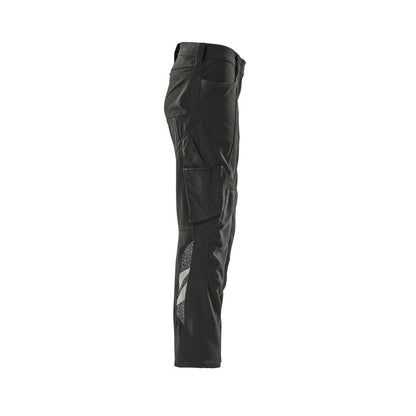 Pants, women, PEARL, knee pockets, stretch pants