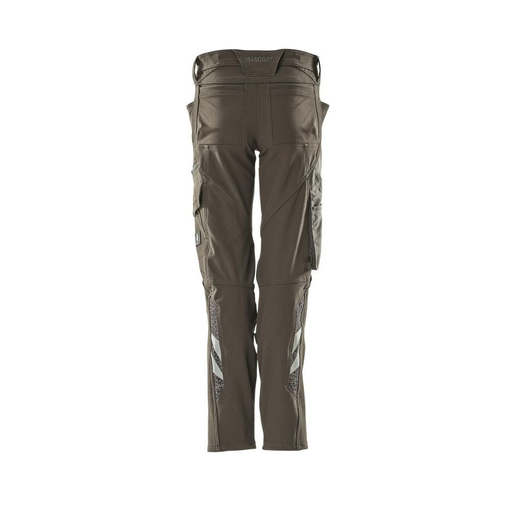 Pants, women, PEARL, knee pockets, stretch pants