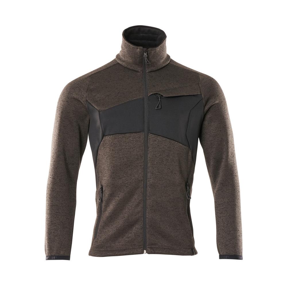 Strickpullover mit Reißverschluss Strickjacke