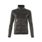 Fleece pullover with zip, women's microfleece jacket