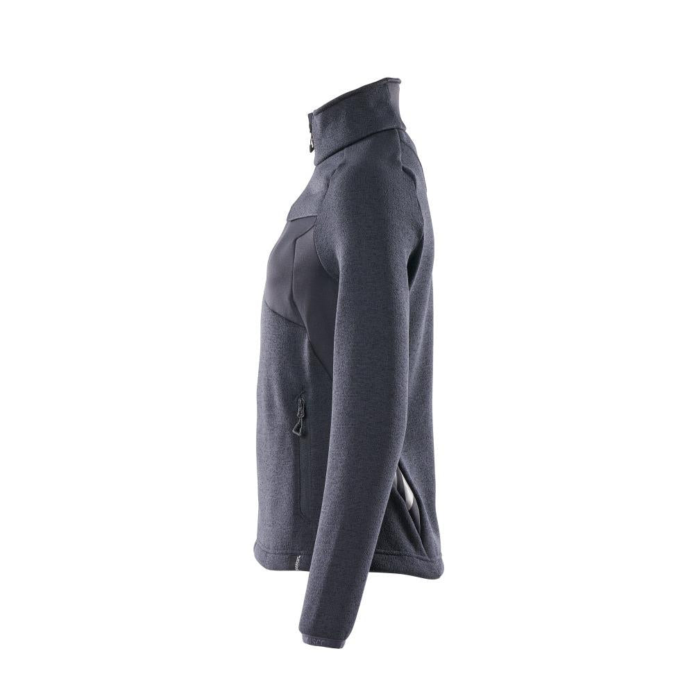 Strickpullover mit Reißverschluss, Damen Strickjacke