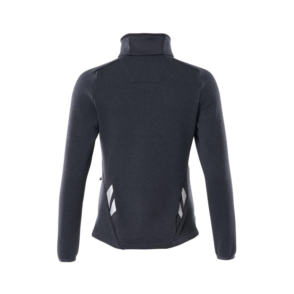 Strickpullover mit Reißverschluss, Damen Strickjacke
