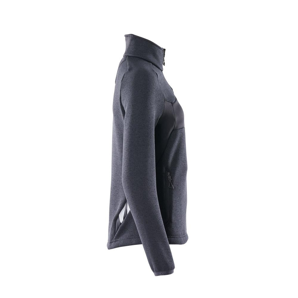 Strickpullover mit Reißverschluss, Damen Strickjacke