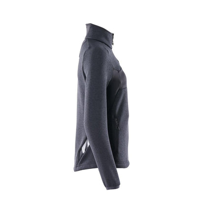 Strickpullover mit Reißverschluss, Damen Strickjacke