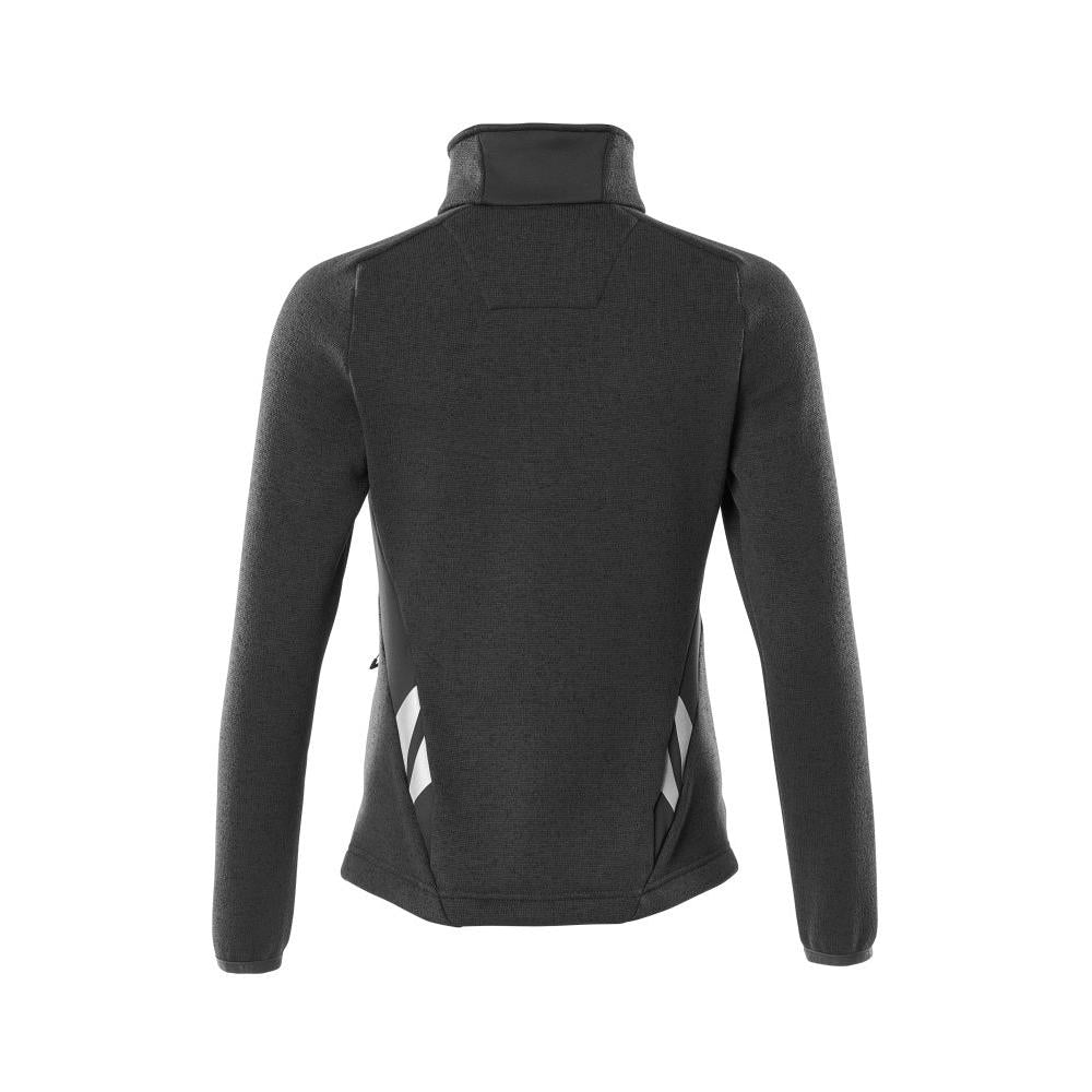 Strickpullover mit Reißverschluss, Damen Strickjacke