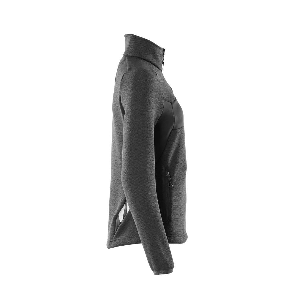 Strickpullover mit Reißverschluss, Damen Strickjacke