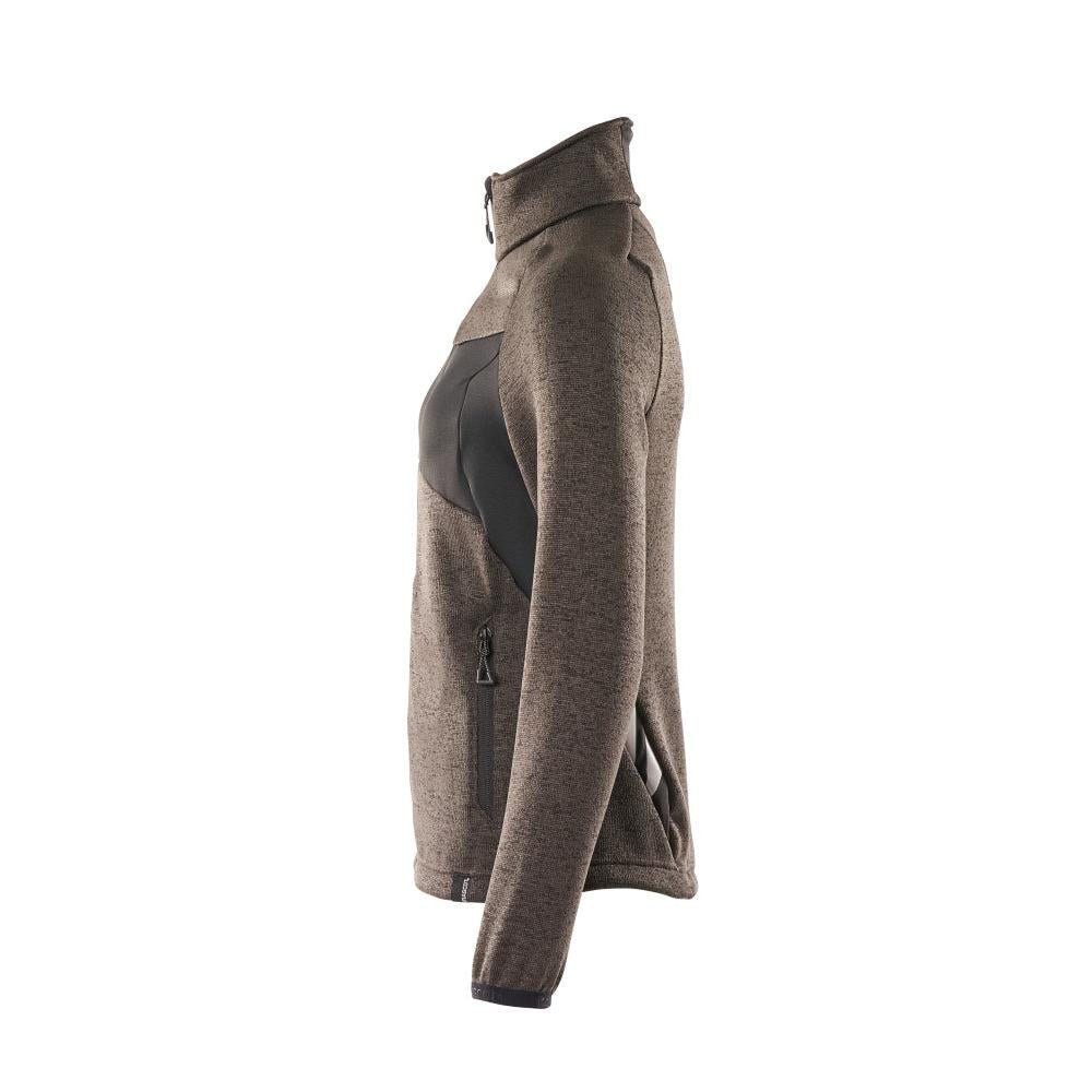 Strickpullover mit Reißverschluss, Damen Strickjacke