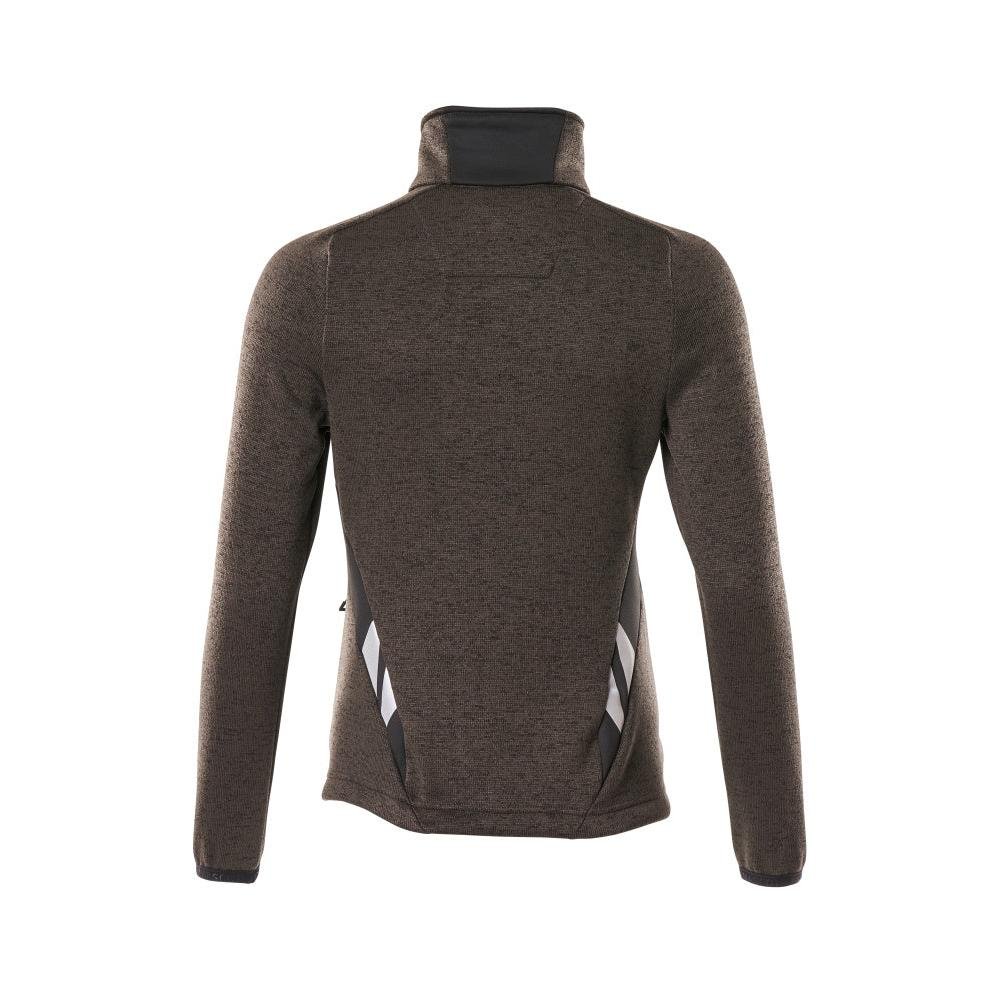 Strickpullover mit Reißverschluss, Damen Strickjacke