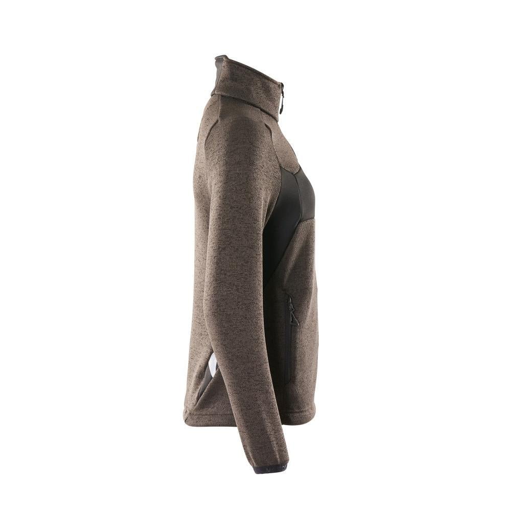 Strickpullover mit Reißverschluss, Damen Strickjacke