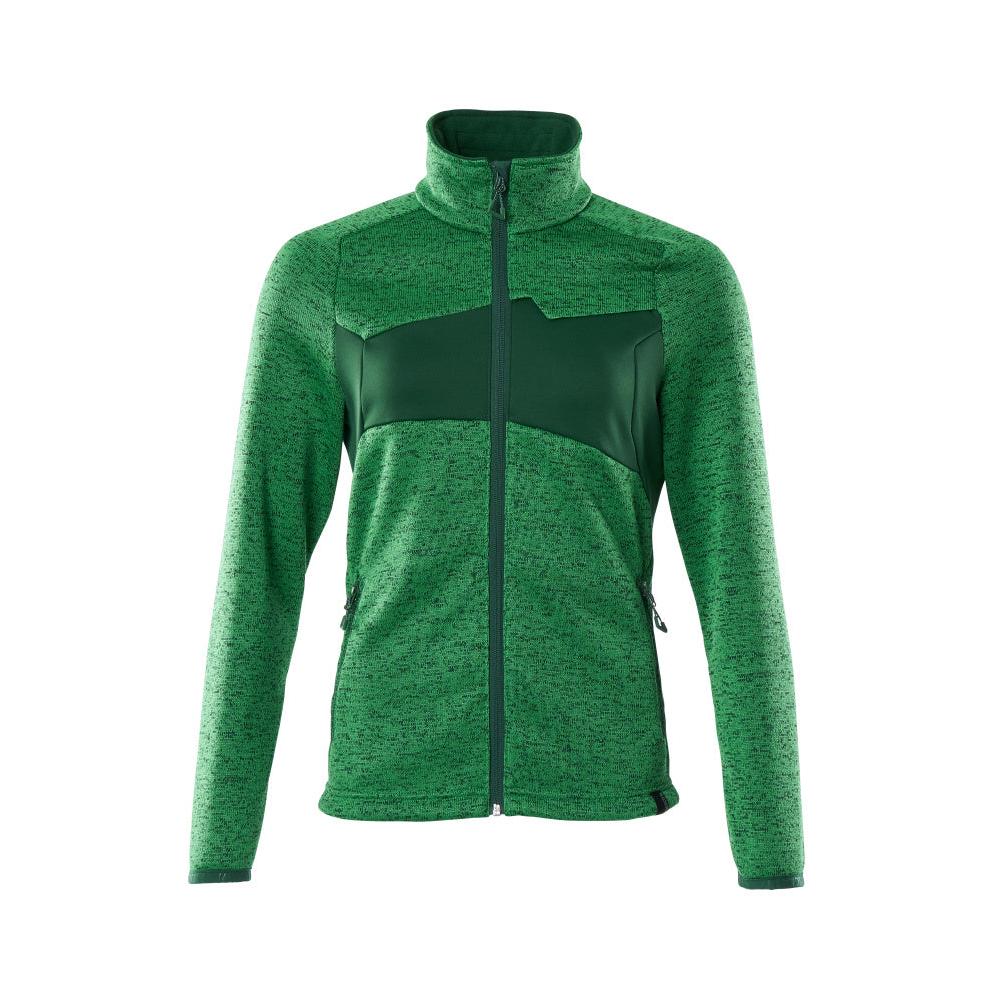 Strickpullover mit Reißverschluss, Damen Strickjacke