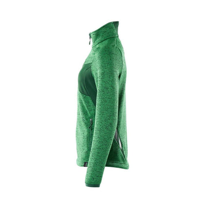 Strickpullover mit Reißverschluss, Damen Strickjacke