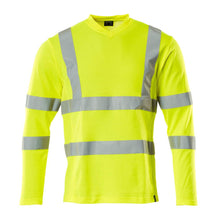 T-Shirt, V-Ausschnitt, lange Ärmel T-shirt