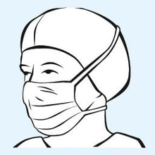 Hartmann Foliodress Maske anti splash Spritzschutz | Packung (40 Stück)