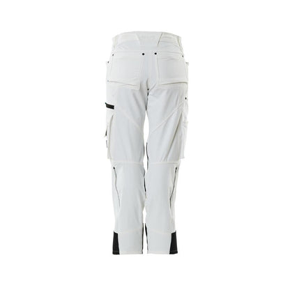 Hose mit Knietaschen, Damen, Diamond Hose, weiss