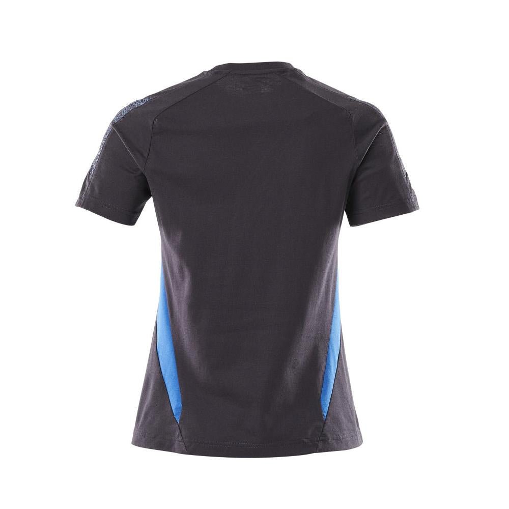 T-Shirt, Damen Damen T-shirt, schwarzblau/azurblau