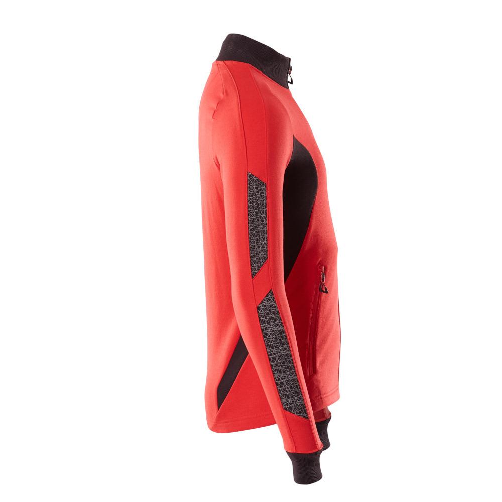 Sweatshirt mit Reißverschluss,modern Fit Sweatshirt mit Reißverschluss