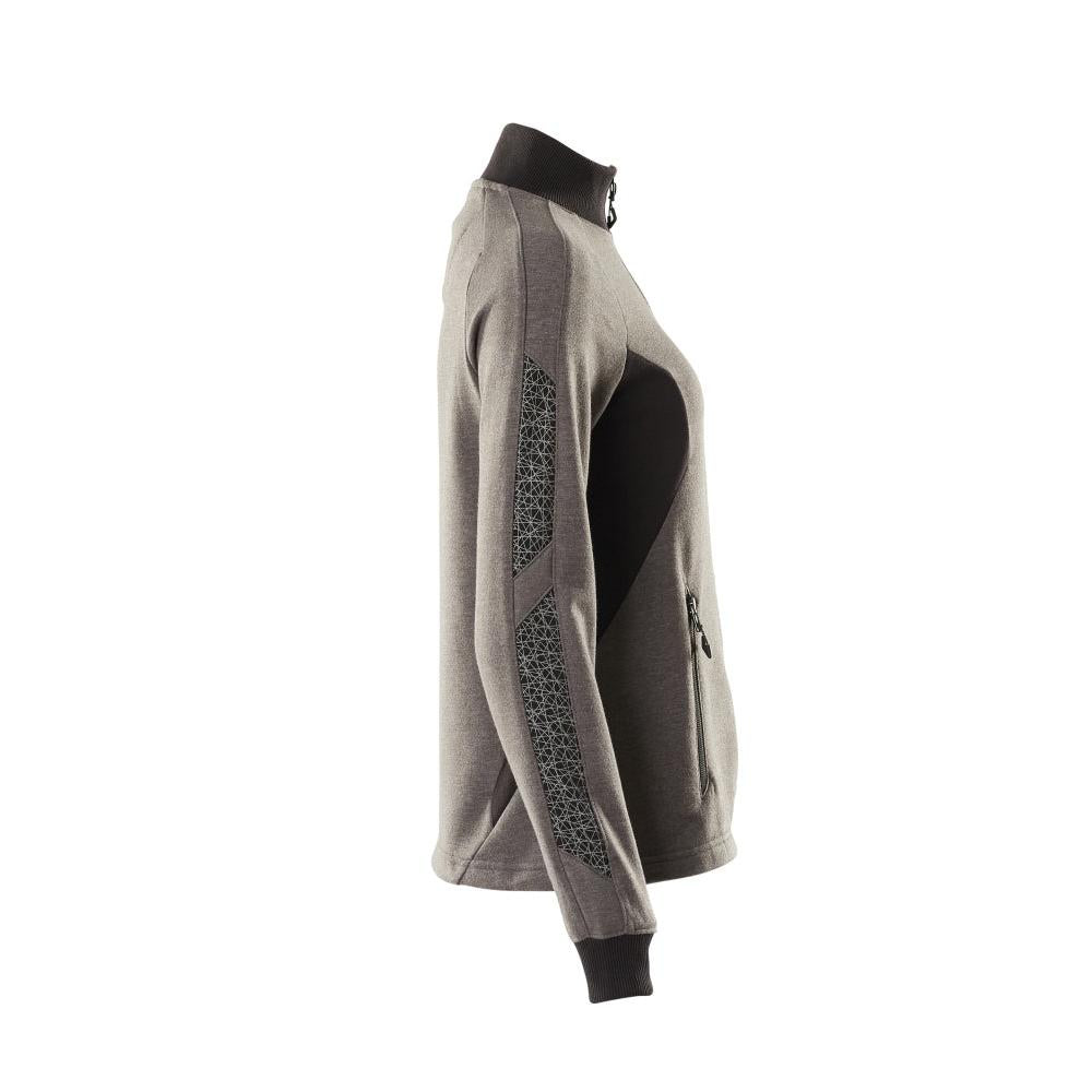 Sweatshirt with zipper, women's sweatshirt with zipper