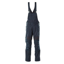 Dungarees, knee pockets, stretch inserts Dungarees, black-blue