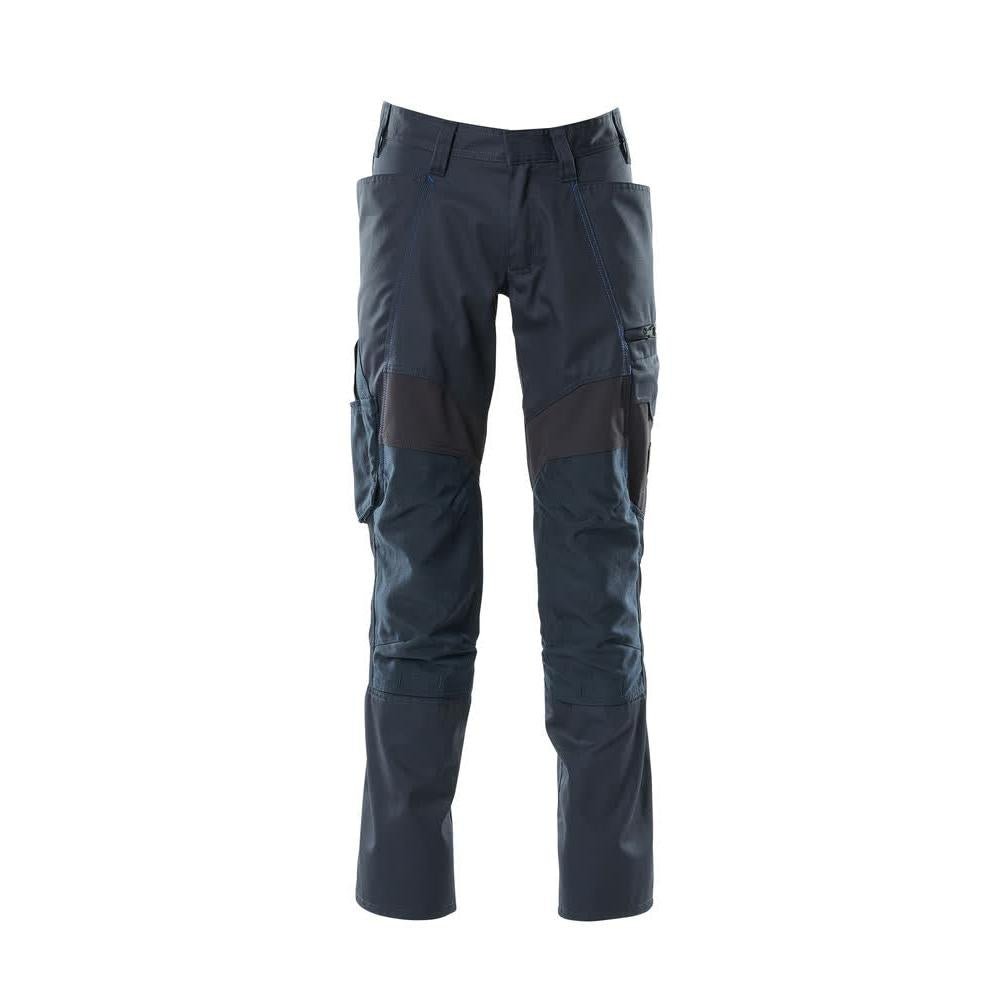 Hose mit Knietaschen, Stretch-Einsätze Hose, schwarzblau
