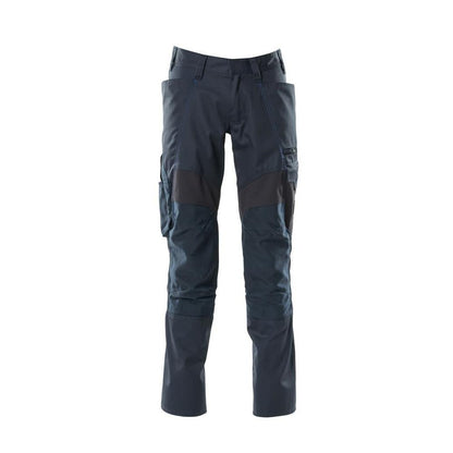 Hose mit Knietaschen, Stretch-Einsätze Hose, schwarzblau