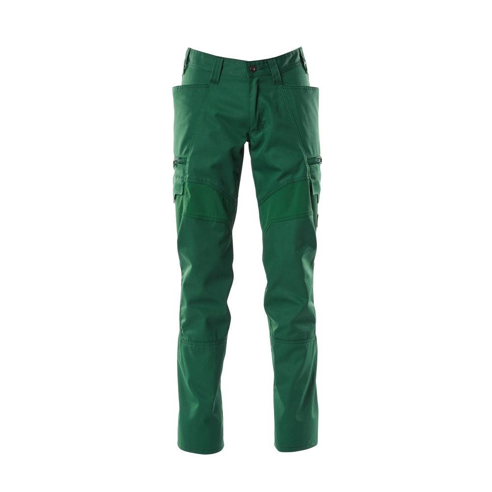 Hose, Schenkeltaschen, Stretch-Einsätze Hose, grün
