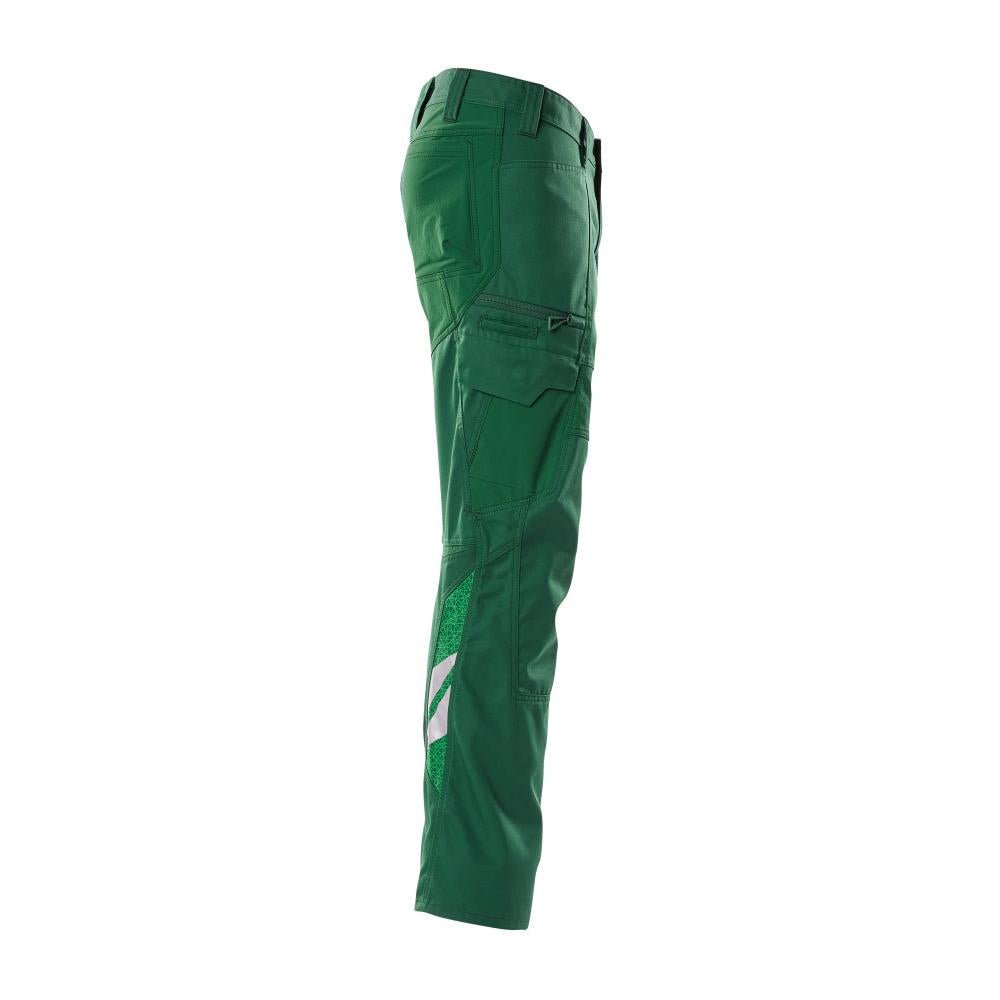 Hose, Schenkeltaschen, Stretch-Einsätze Hose, grün
