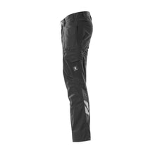 Hose, Schenkeltaschen, Stretch-Einsätze Hose, schwarz