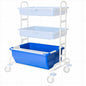 VERMOP Desinf.Wanne 45 L, blau, 65x49x24 cm
