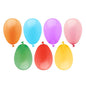 PAPSTAR Balloons colorfully assorted (bag with 100 pieces) from PAPSTAR GmbH in bright colors are ideal for water bombs and summer parties - perfectly arranged against a white background.
