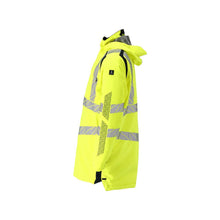 Parka CLIMASCOT® lining, light weight parka, hi-vis yellow/black-blue
