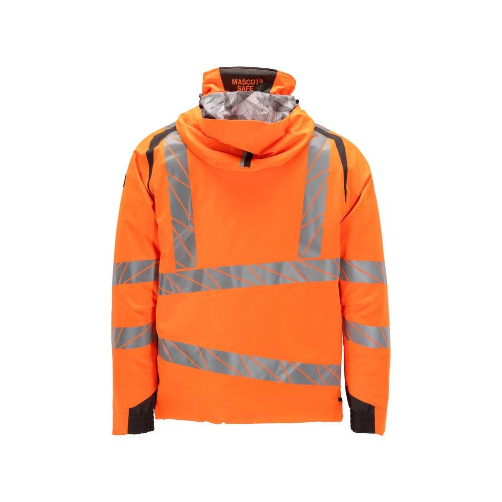 Winter jacket CLIMASCOT®, light weight winter jacket, hi-vis orange/dark anthracite