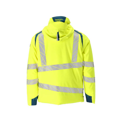 Winterjacke CLIMASCOT®, geringes Gewicht Winterjacke, hi-vis gelb/dunkelpetroleum