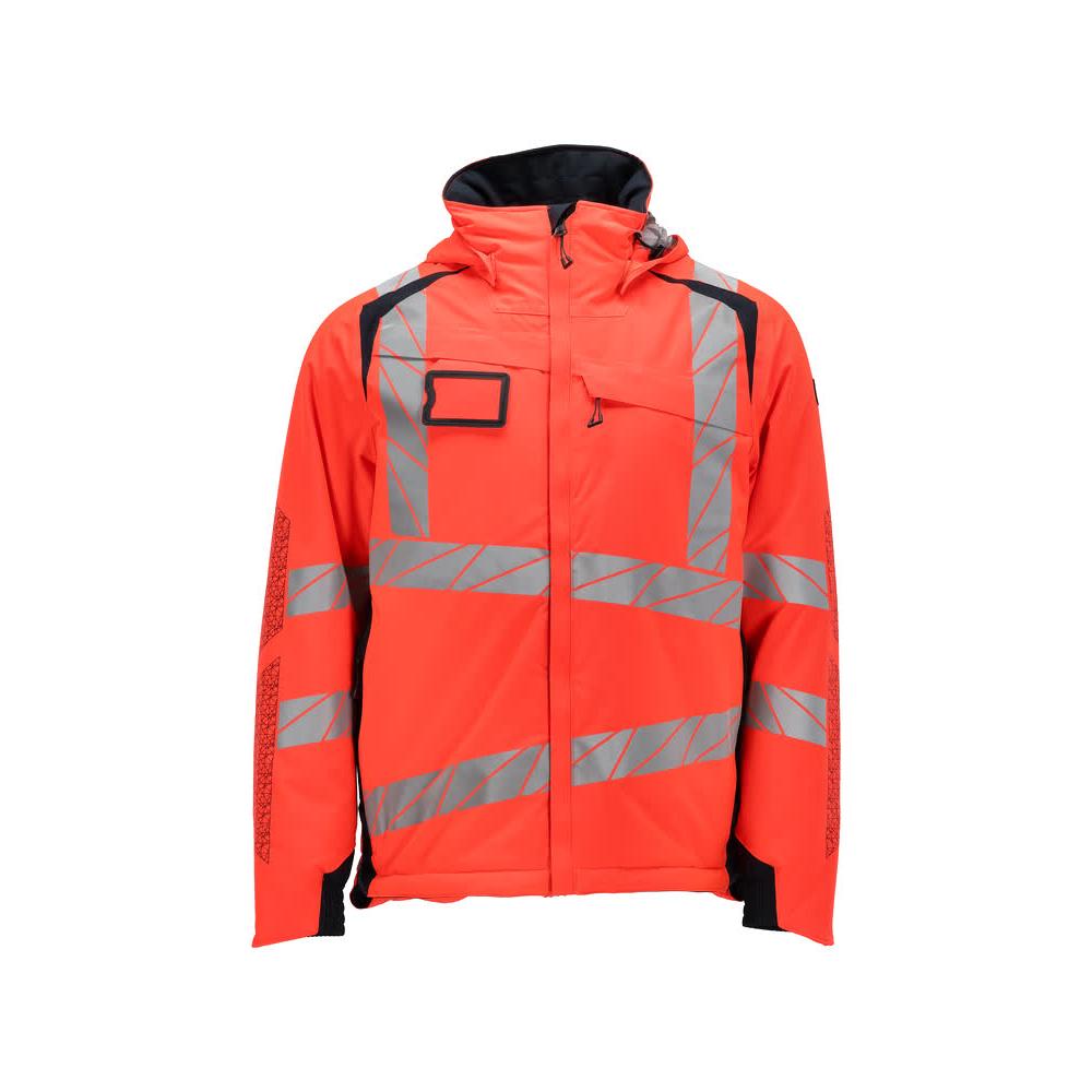 Winterjacke CLIMASCOT®, geringes Gewicht Winterjacke, Hi-vis rot/schwarzblau